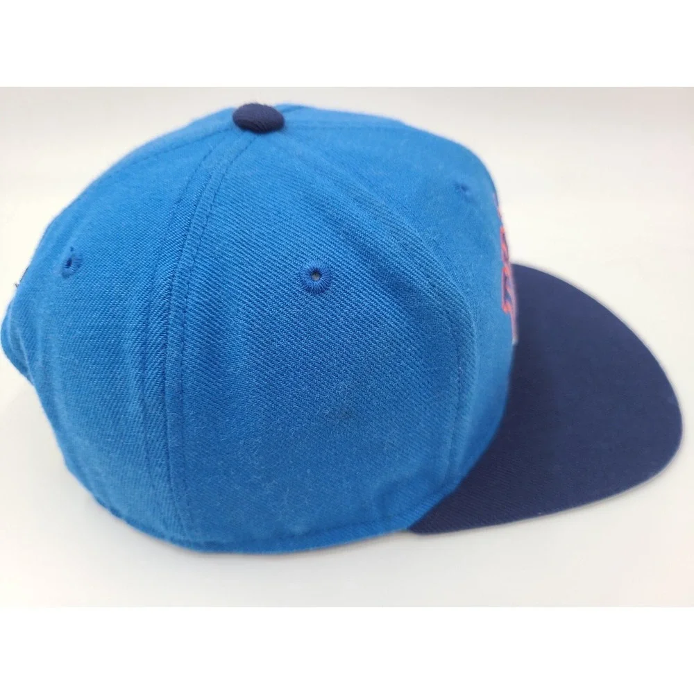 Oklahoma City Thunder Adidas Trefoil Snapback (Seems Small) Hat Cap OKC NBA Blue